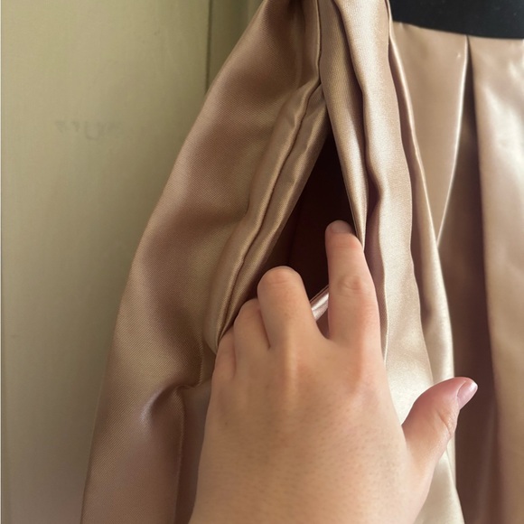 Black and Gold Cocktail Dress - Picture 4 of 5